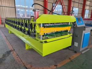 South Africa double layer corrugated and IBR roofing sheet roll forming machine
