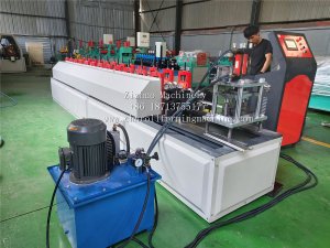 Kenya type roller shutter slat roll forming machine