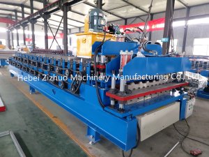 Colombia poular Mectoppo Roof Tile PV8 Roofing Sheet Cold Roll Forming Machine
